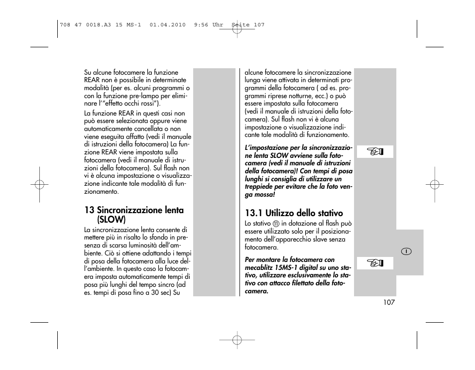 Metz MECABLITZ 15 MS-1 digital User Manual | Page 107 / 140