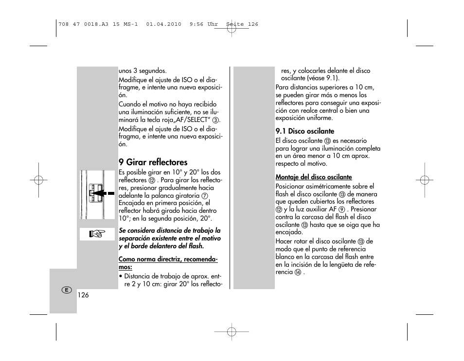 Metz MECABLITZ 15 MS-1 digital User Manual | Page 126 / 140