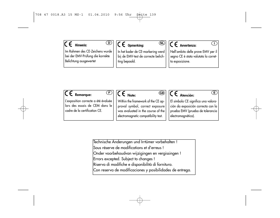 Metz MECABLITZ 15 MS-1 digital User Manual | Page 139 / 140