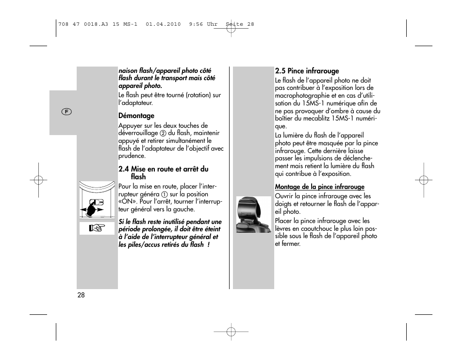 Metz MECABLITZ 15 MS-1 digital User Manual | Page 28 / 140