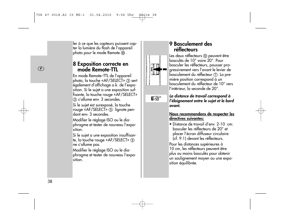Metz MECABLITZ 15 MS-1 digital User Manual | Page 38 / 140