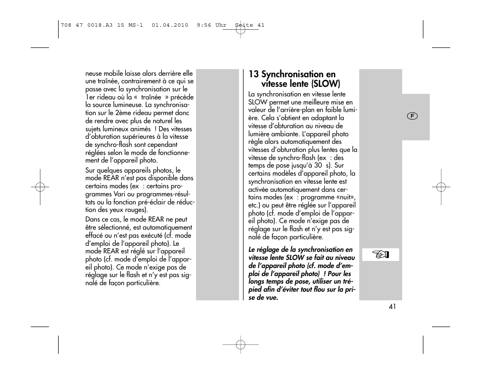 Metz MECABLITZ 15 MS-1 digital User Manual | Page 41 / 140