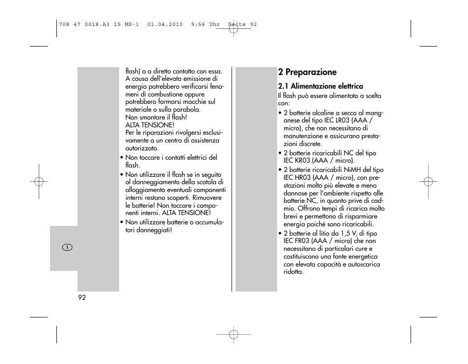 Metz MECABLITZ 15 MS-1 digital User Manual | Page 92 / 140