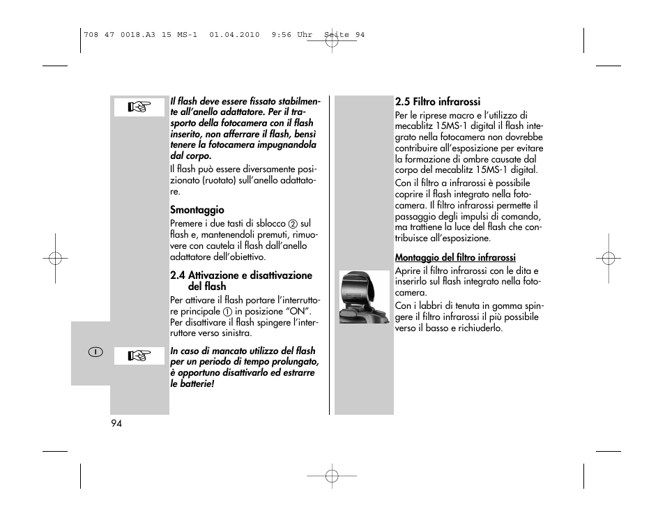 Metz MECABLITZ 15 MS-1 digital User Manual | Page 94 / 140