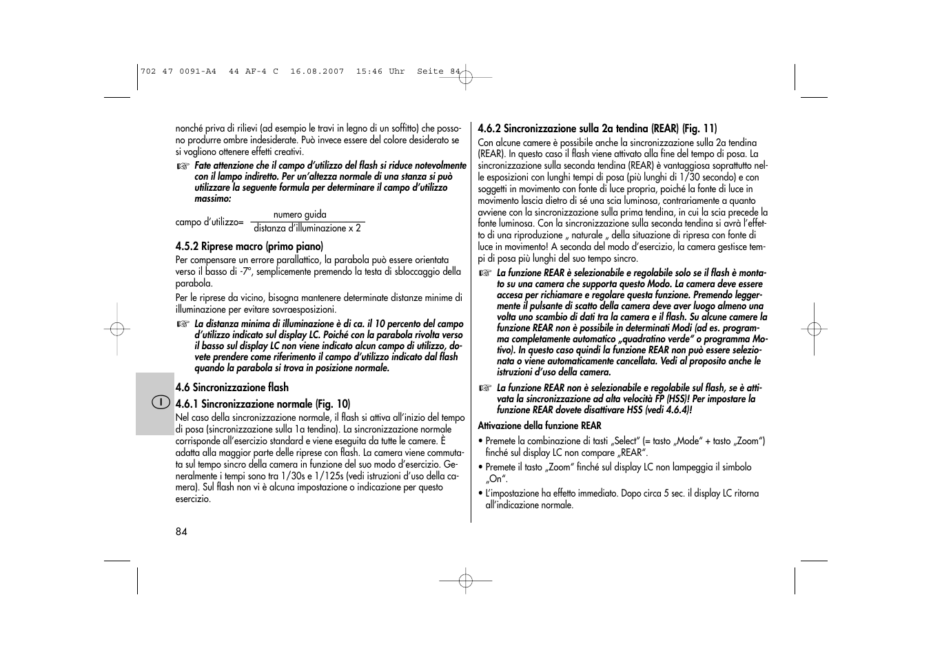 Metz MECABLITZ 44 AF-4 Canon User Manual | Page 84 / 120