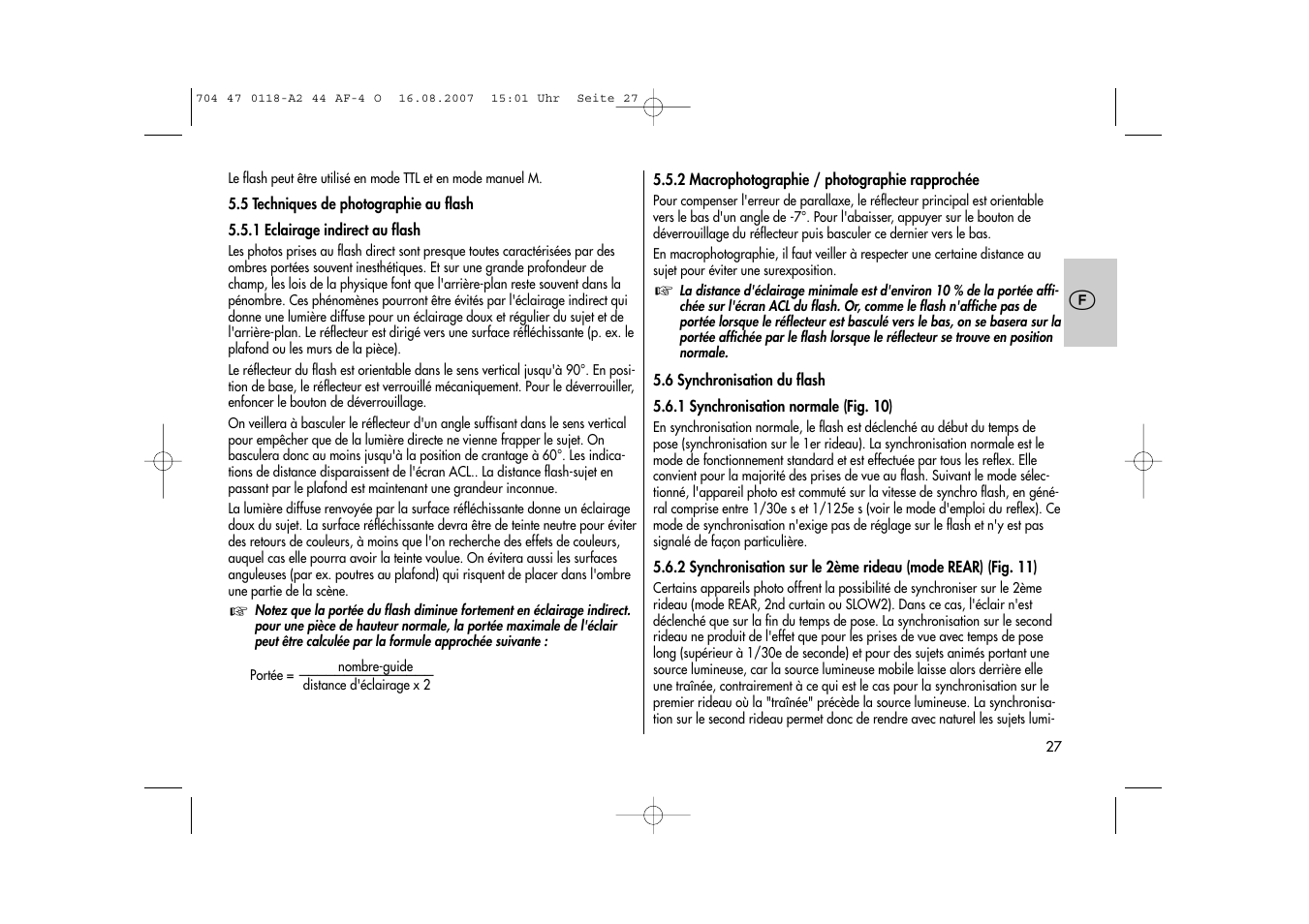 Metz MECABLITZ 44 AF-4 Olympus User Manual | Page 27 / 108
