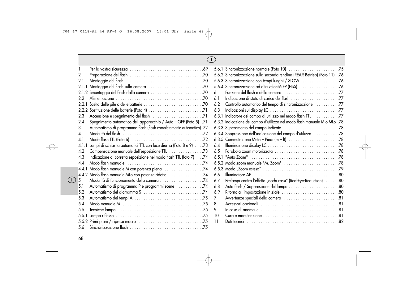 Metz MECABLITZ 44 AF-4 Olympus User Manual | Page 68 / 108