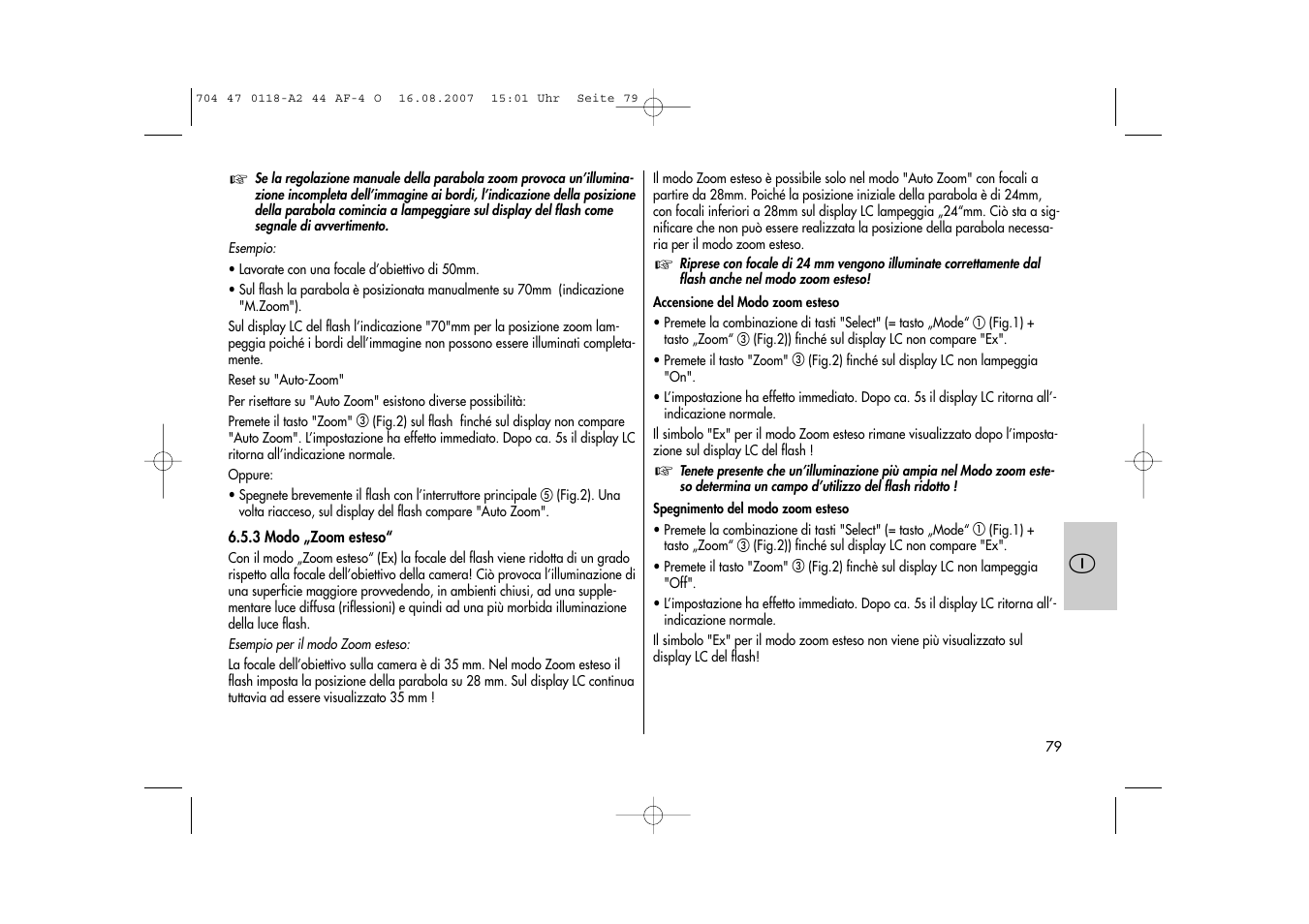 Metz MECABLITZ 44 AF-4 Olympus User Manual | Page 79 / 108