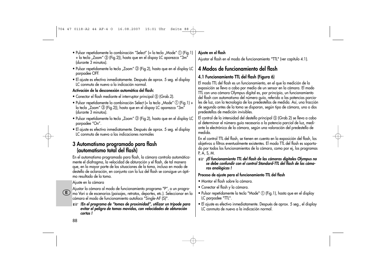 Metz MECABLITZ 44 AF-4 Olympus User Manual | Page 88 / 108