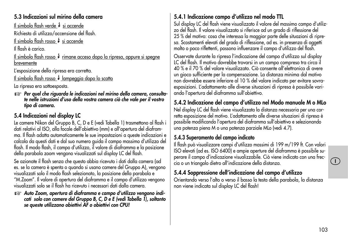 Metz MECABLITZ 44 AF-4 /4i Nikon User Manual | Page 103 / 142