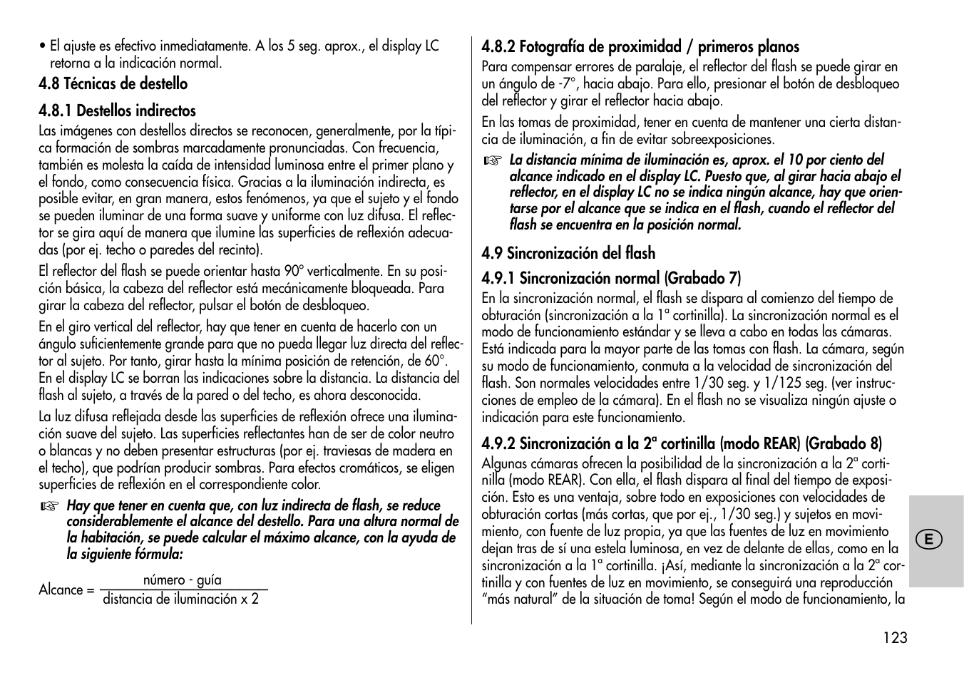 Metz MECABLITZ 44 AF-4 /4i Nikon User Manual | Page 123 / 142