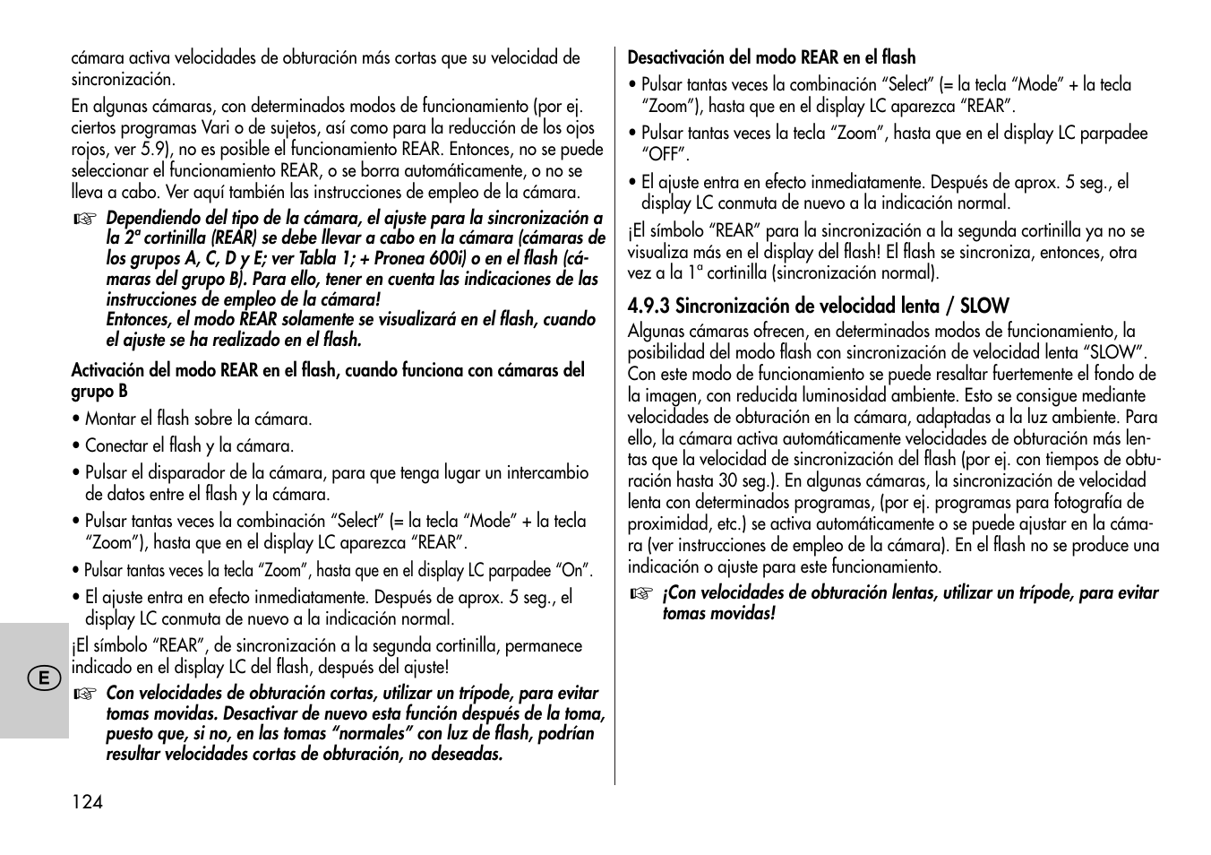 Metz MECABLITZ 44 AF-4 /4i Nikon User Manual | Page 124 / 142