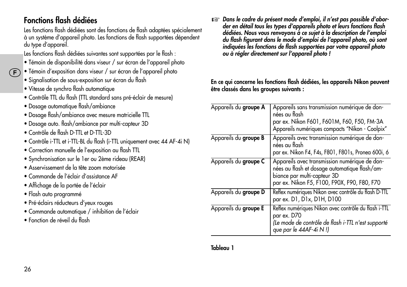 Metz MECABLITZ 44 AF-4 /4i Nikon User Manual | Page 26 / 142
