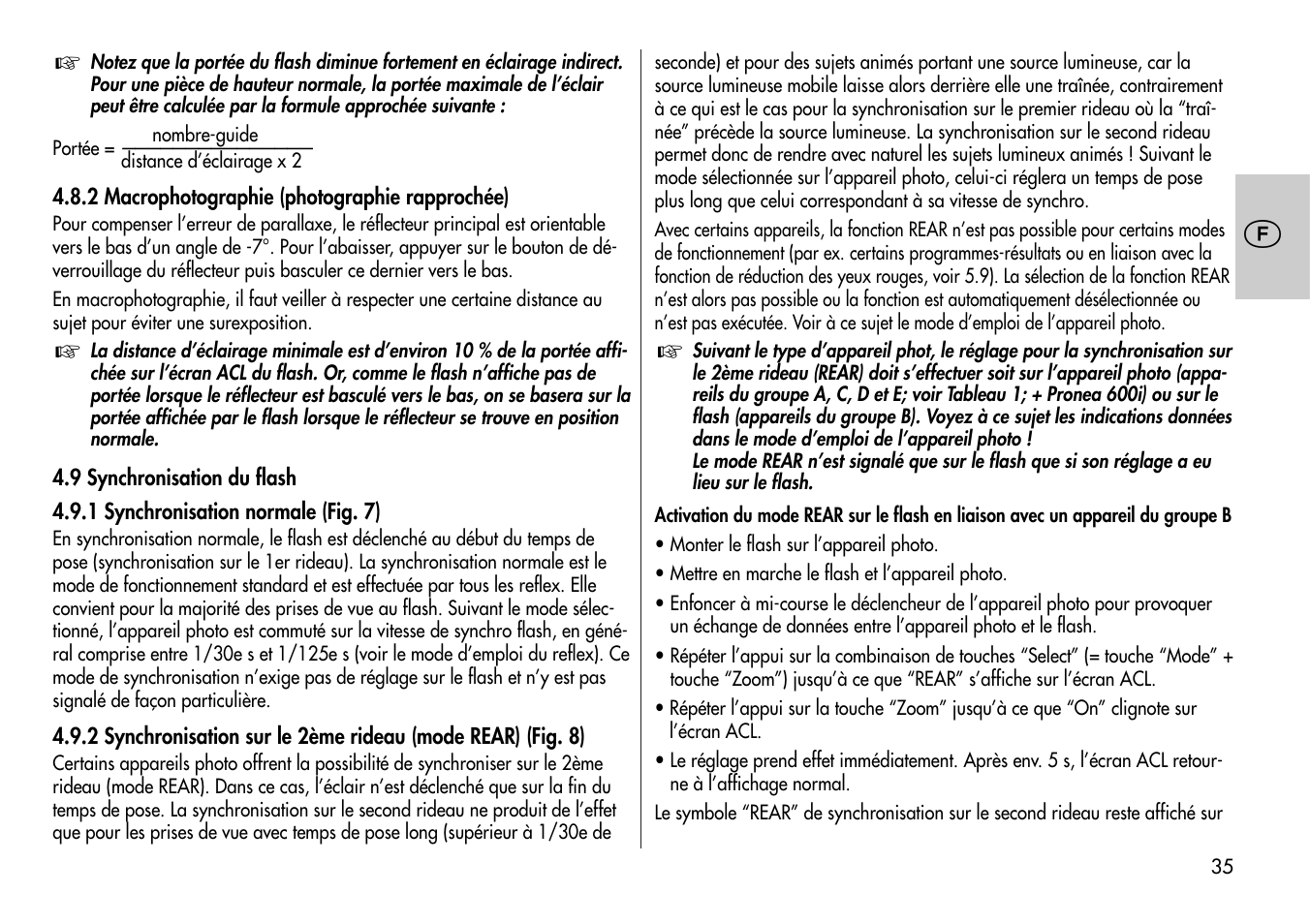 Metz MECABLITZ 44 AF-4 /4i Nikon User Manual | Page 35 / 142
