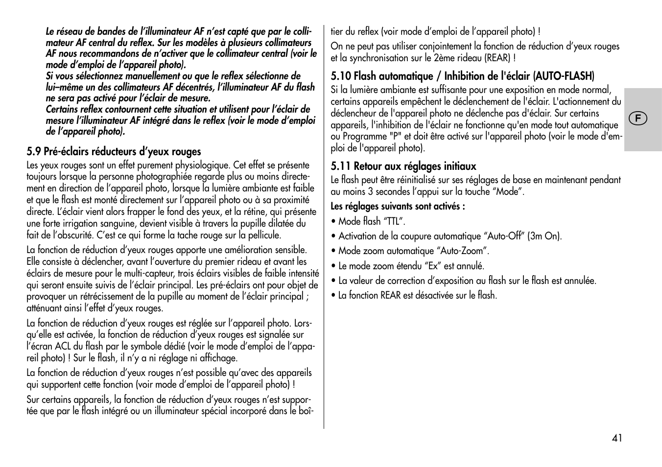 Metz MECABLITZ 44 AF-4 /4i Nikon User Manual | Page 41 / 142