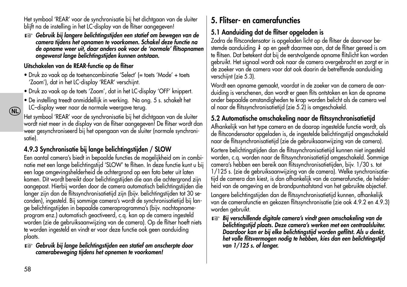 Metz MECABLITZ 44 AF-4 /4i Nikon User Manual | Page 58 / 142