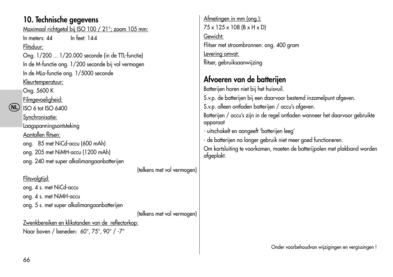 Metz MECABLITZ 44 AF-4 /4i Nikon User Manual | Page 66 / 142