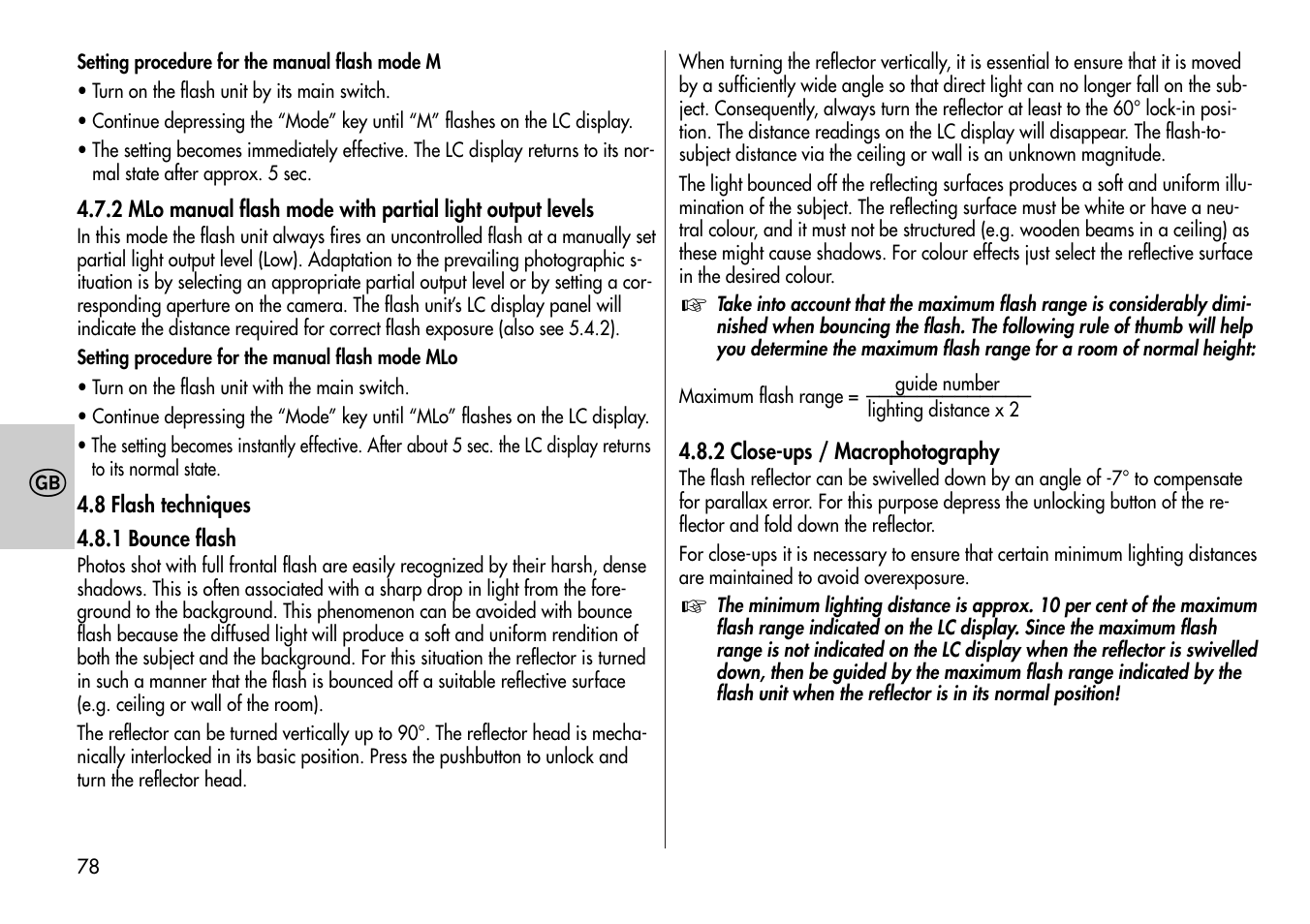 Metz MECABLITZ 44 AF-4 /4i Nikon User Manual | Page 78 / 142