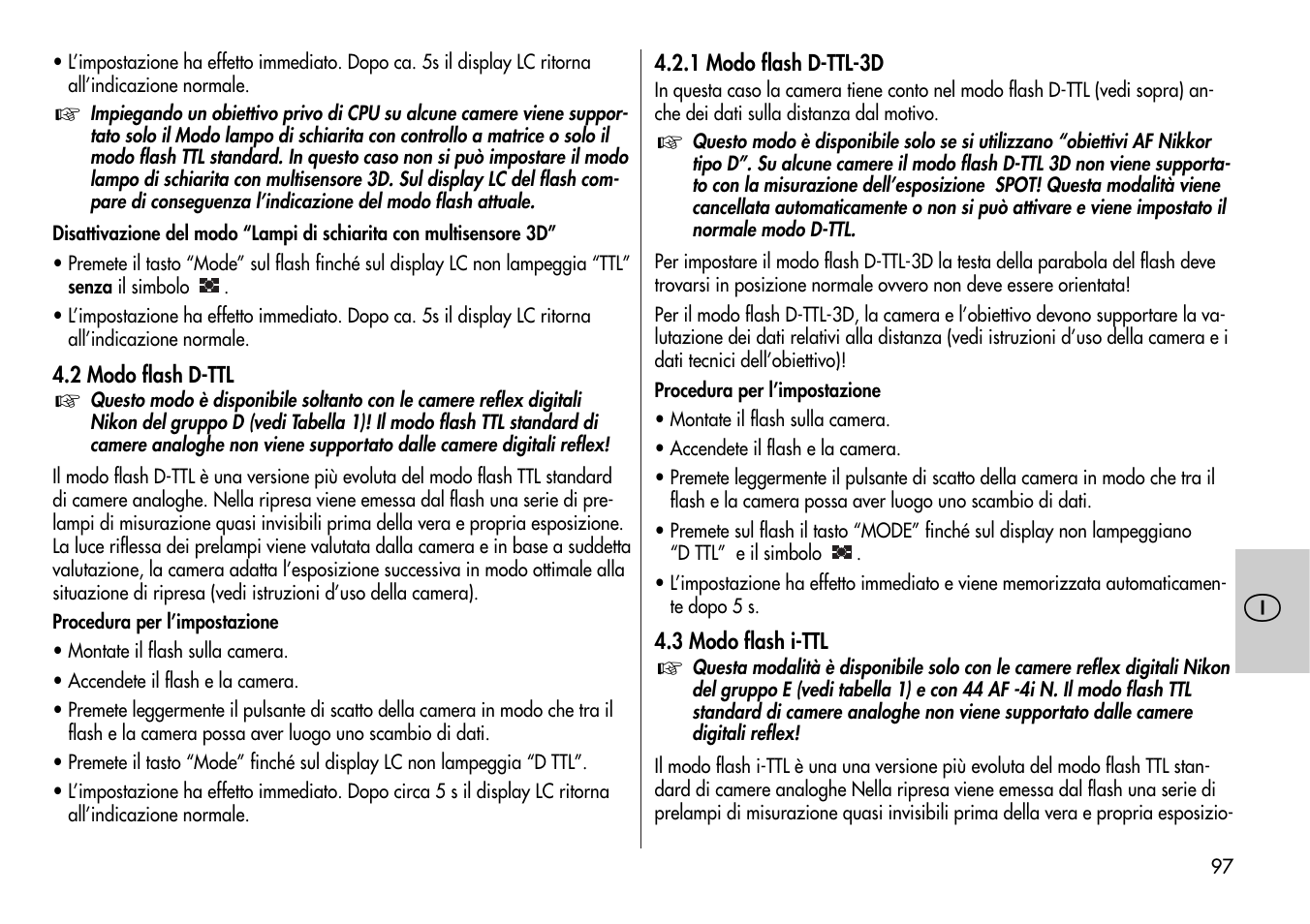 Metz MECABLITZ 44 AF-4 /4i Nikon User Manual | Page 97 / 142