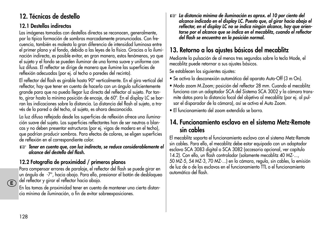 Metz Mecablitz 44 MZ-2 User Manual | Page 128 / 139