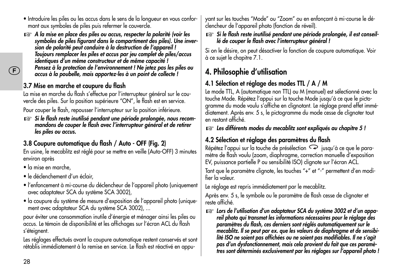 Metz Mecablitz 44 MZ-2 User Manual | Page 28 / 139