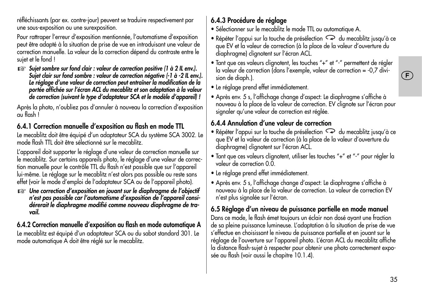 Metz Mecablitz 44 MZ-2 User Manual | Page 35 / 139