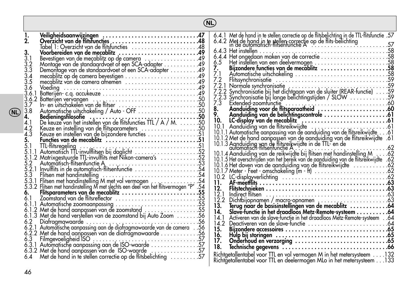 Metz Mecablitz 44 MZ-2 User Manual | Page 46 / 139