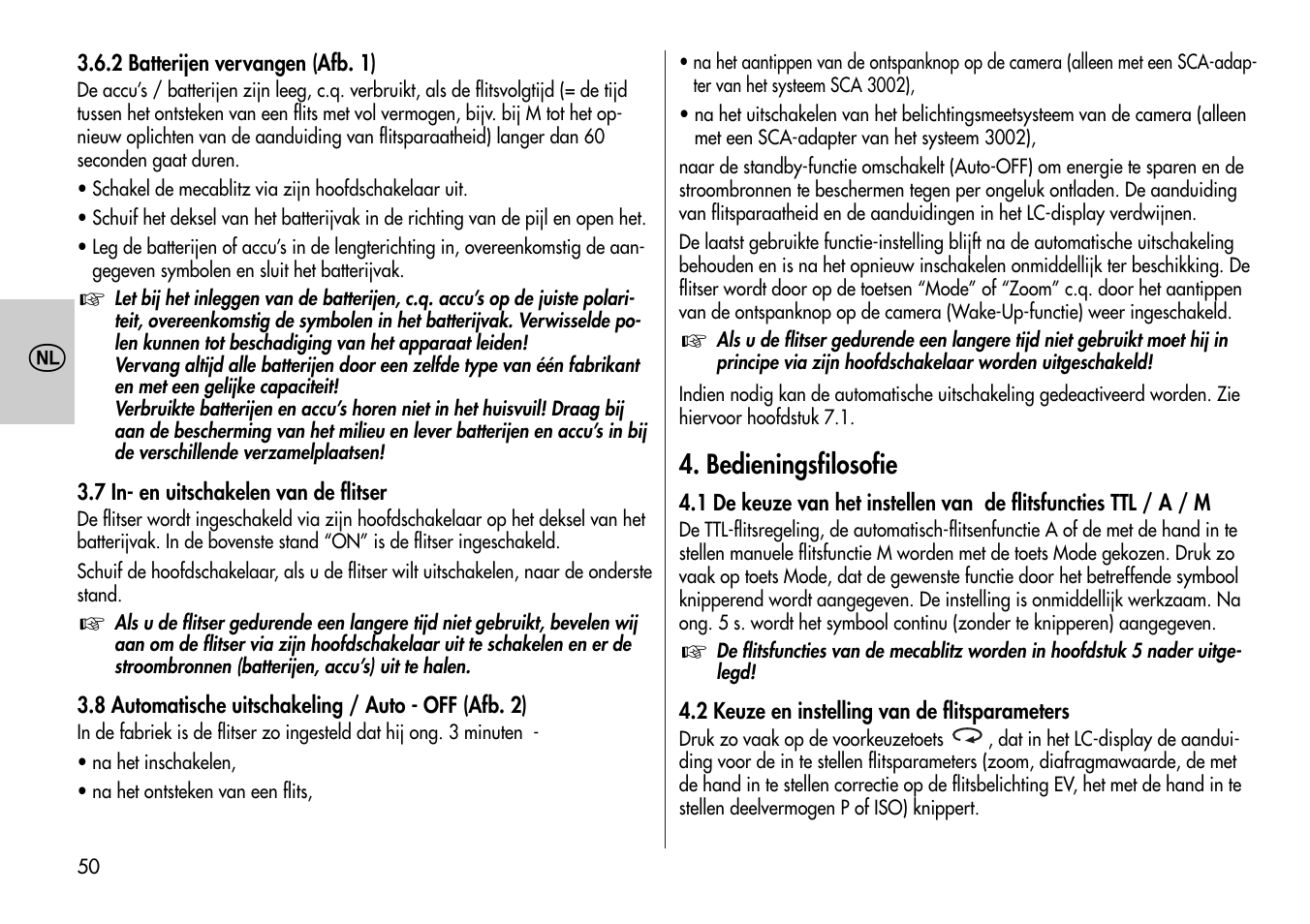 Metz Mecablitz 44 MZ-2 User Manual | Page 50 / 139