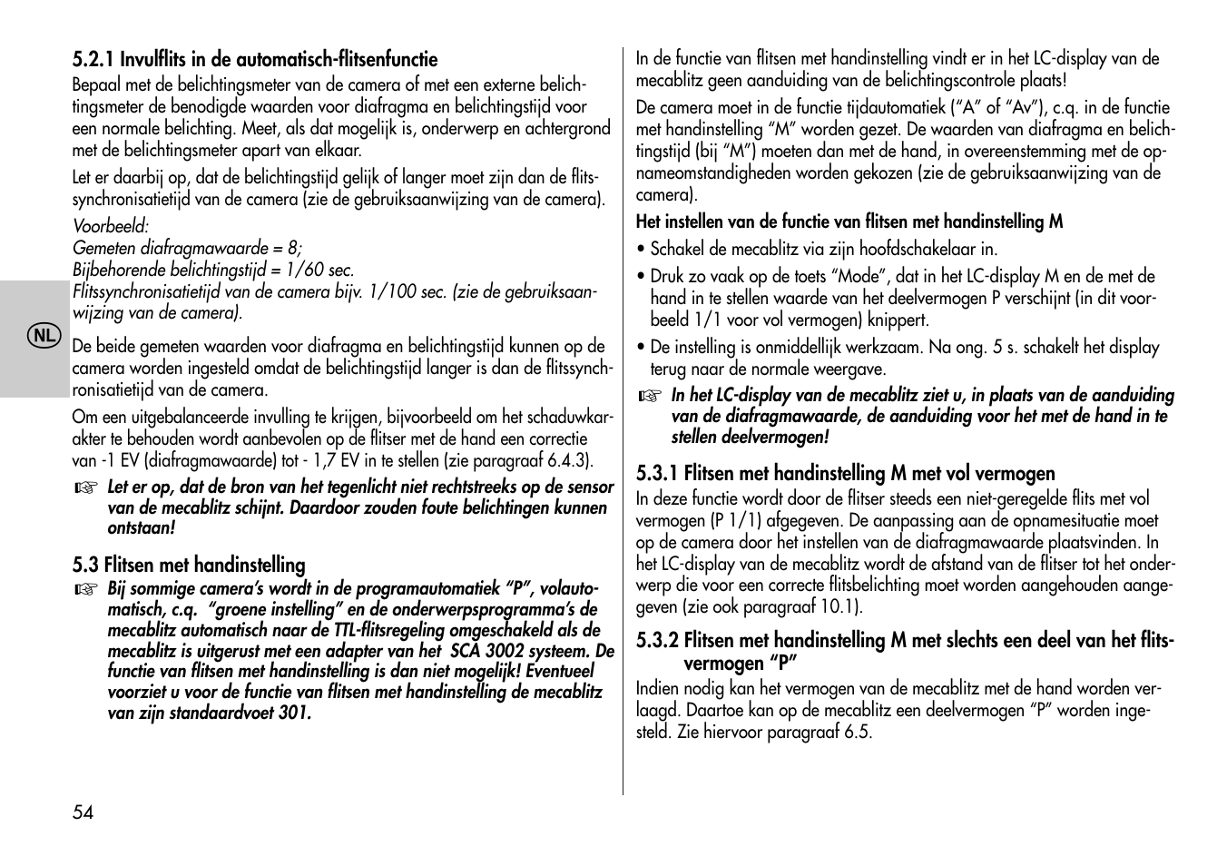 Metz Mecablitz 44 MZ-2 User Manual | Page 54 / 139