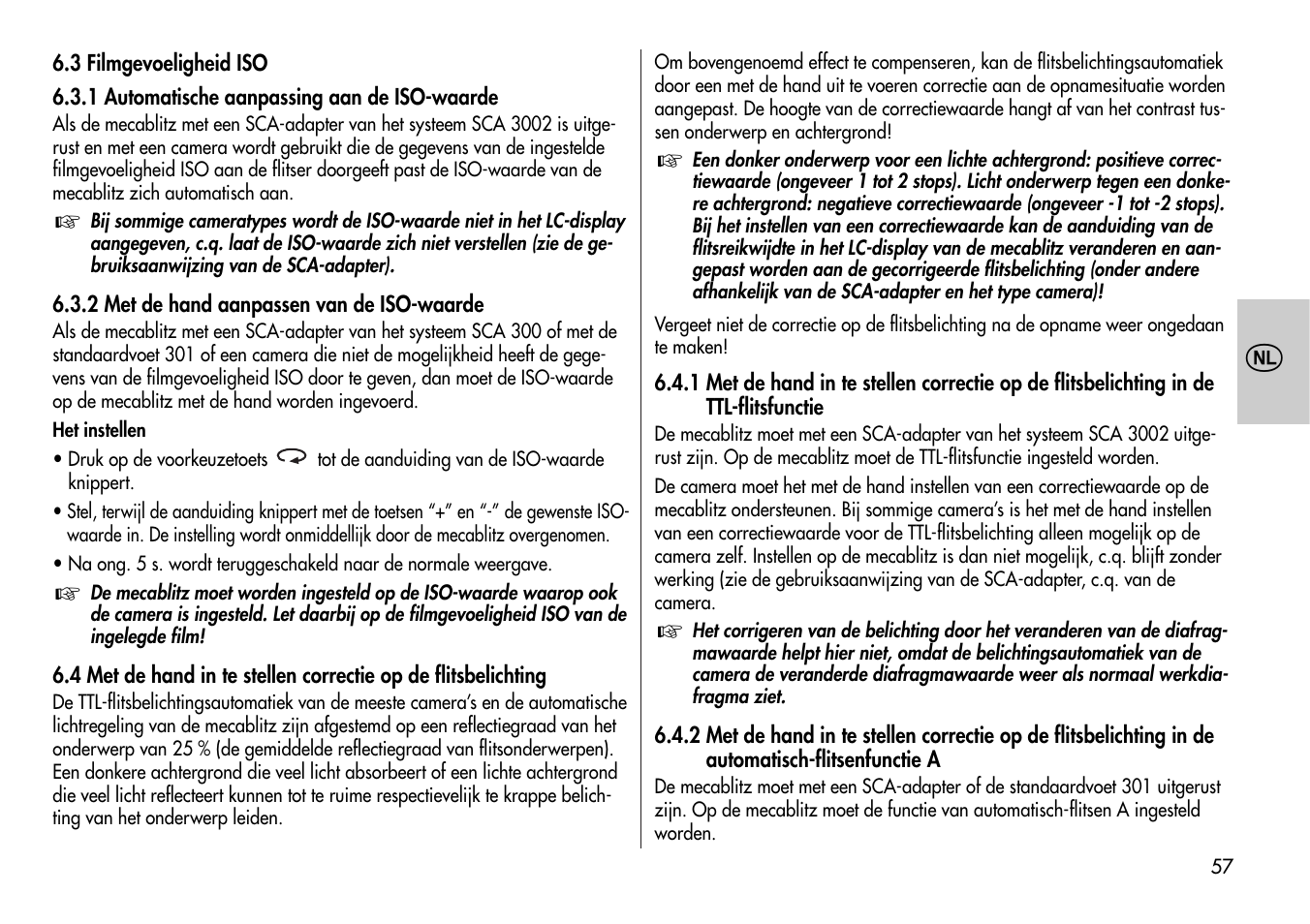 Metz Mecablitz 44 MZ-2 User Manual | Page 57 / 139
