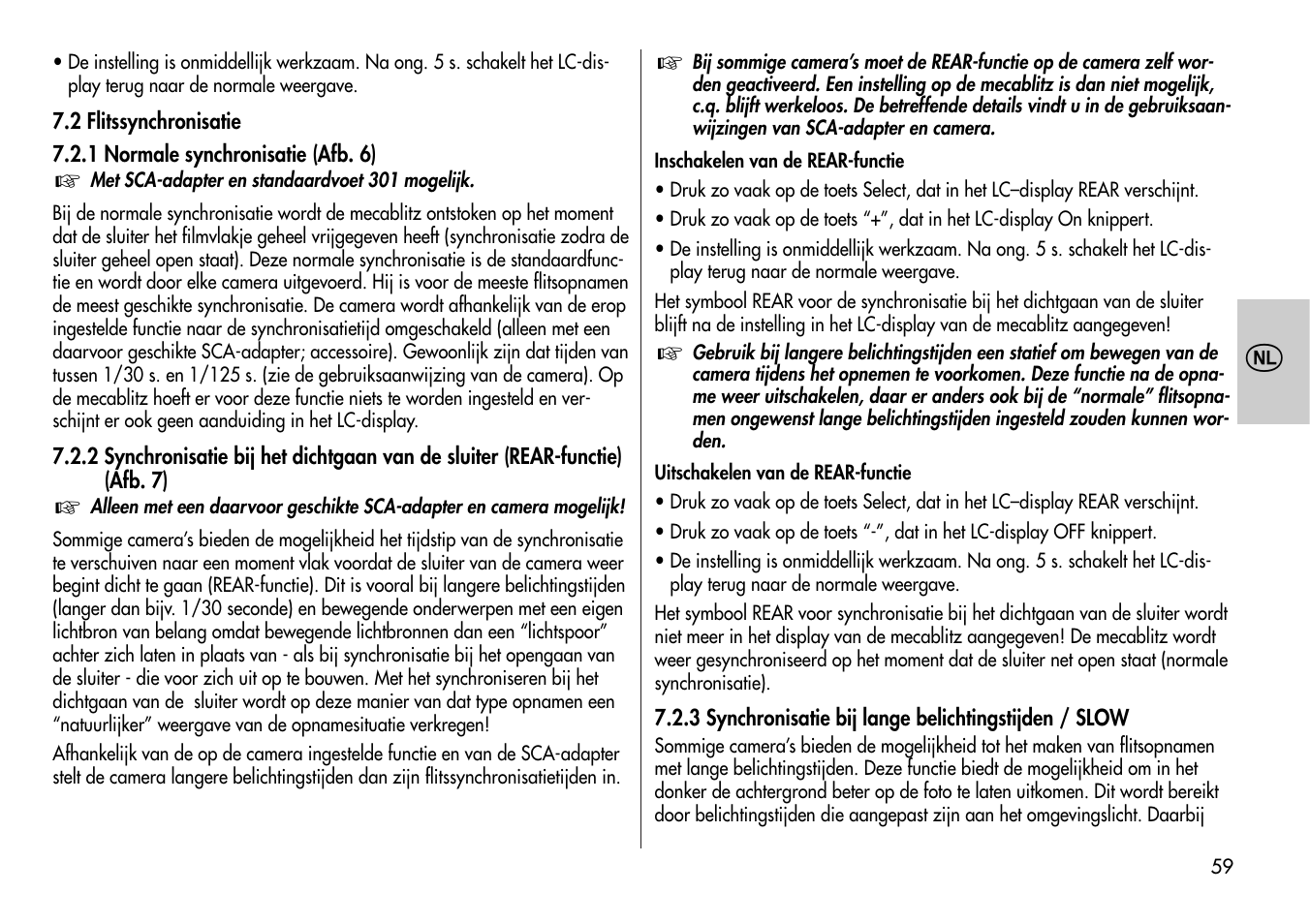 Metz Mecablitz 44 MZ-2 User Manual | Page 59 / 139