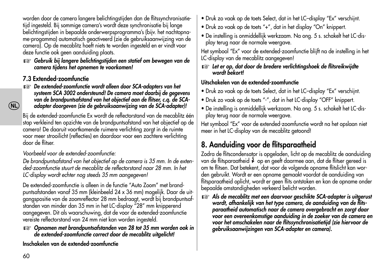 Metz Mecablitz 44 MZ-2 User Manual | Page 60 / 139