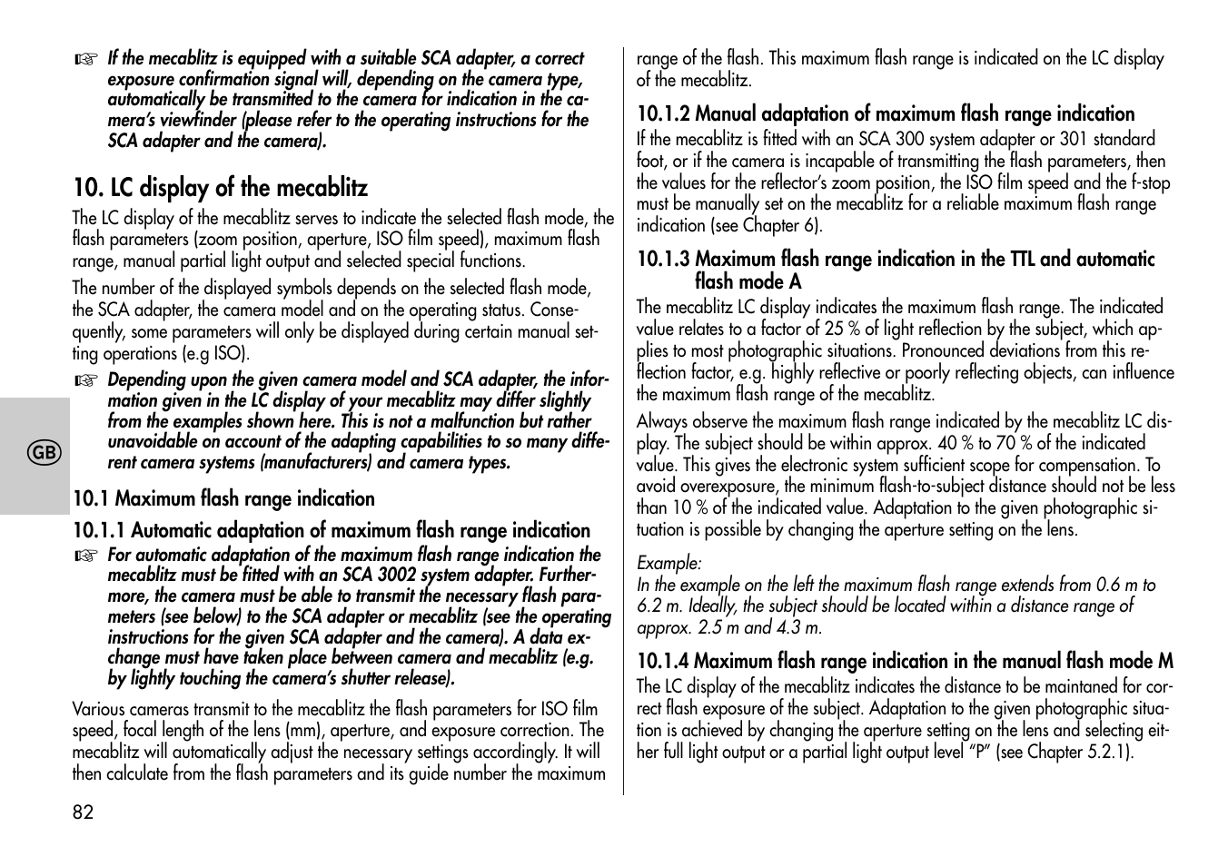 Metz Mecablitz 44 MZ-2 User Manual | Page 82 / 139