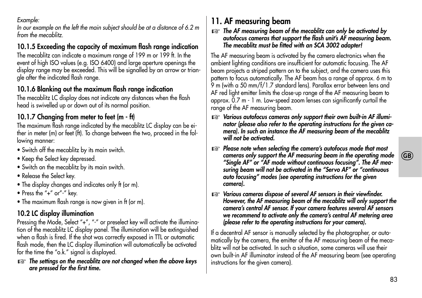 Metz Mecablitz 44 MZ-2 User Manual | Page 83 / 139