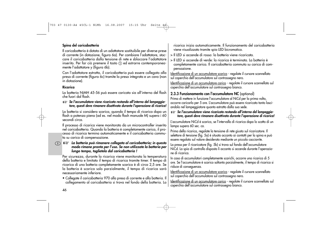 Metz MECABLITZ 45 CL-1 NiMH User Manual | Page 46 / 70