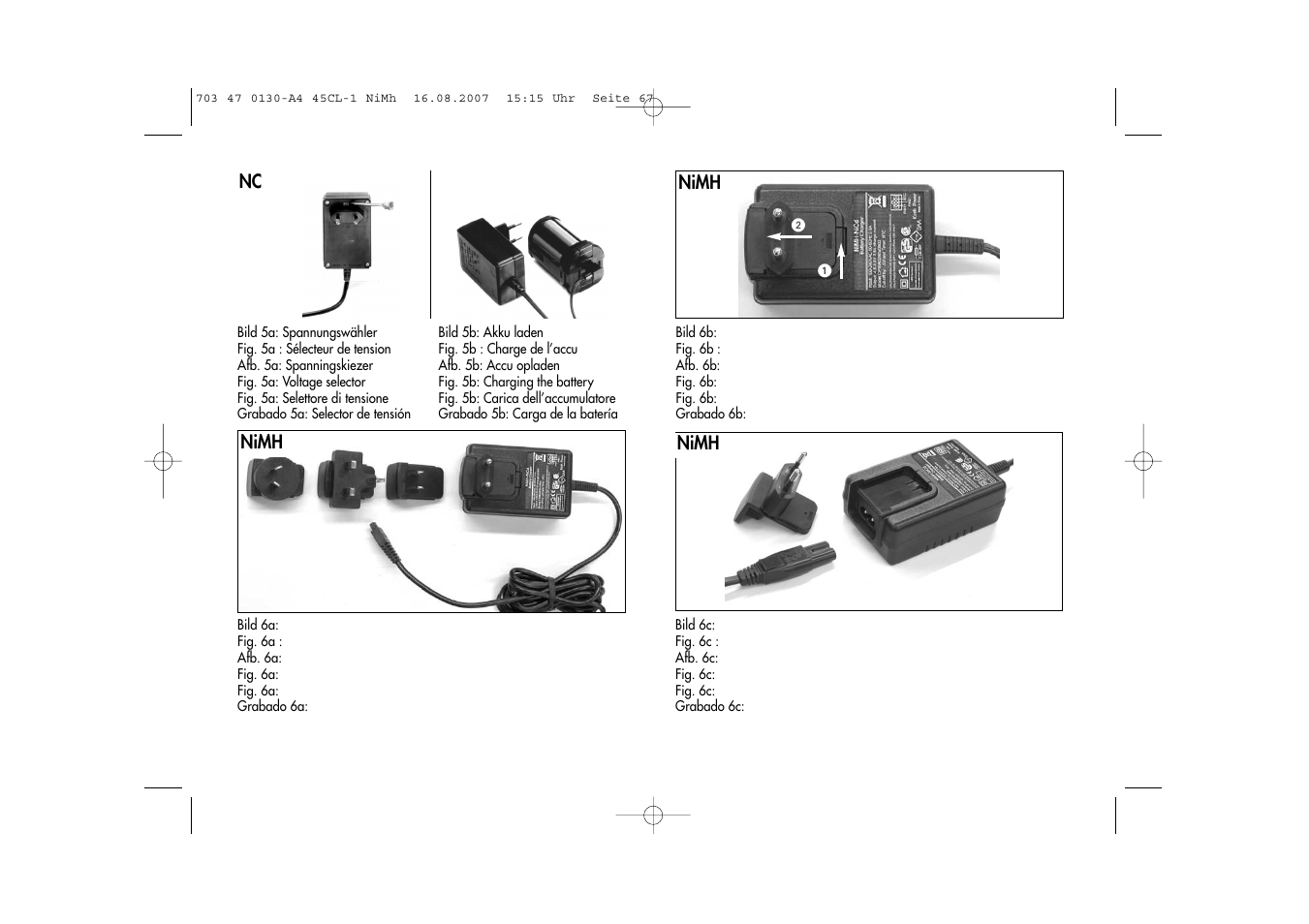 Metz MECABLITZ 45 CL-1 NiMH User Manual | Page 67 / 70
