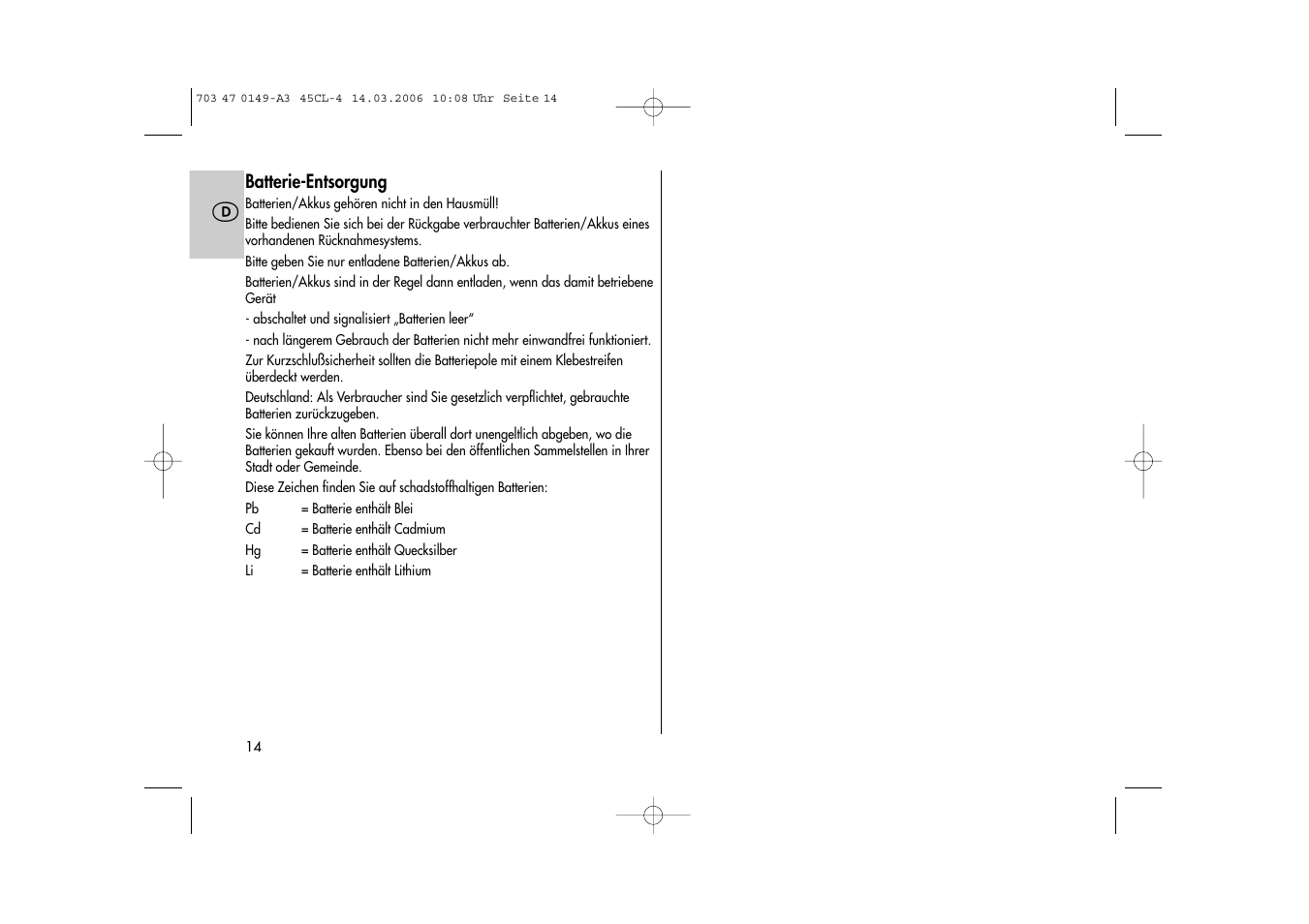 Metz Mecablitz 45 CL-4 User Manual | Page 14 / 84