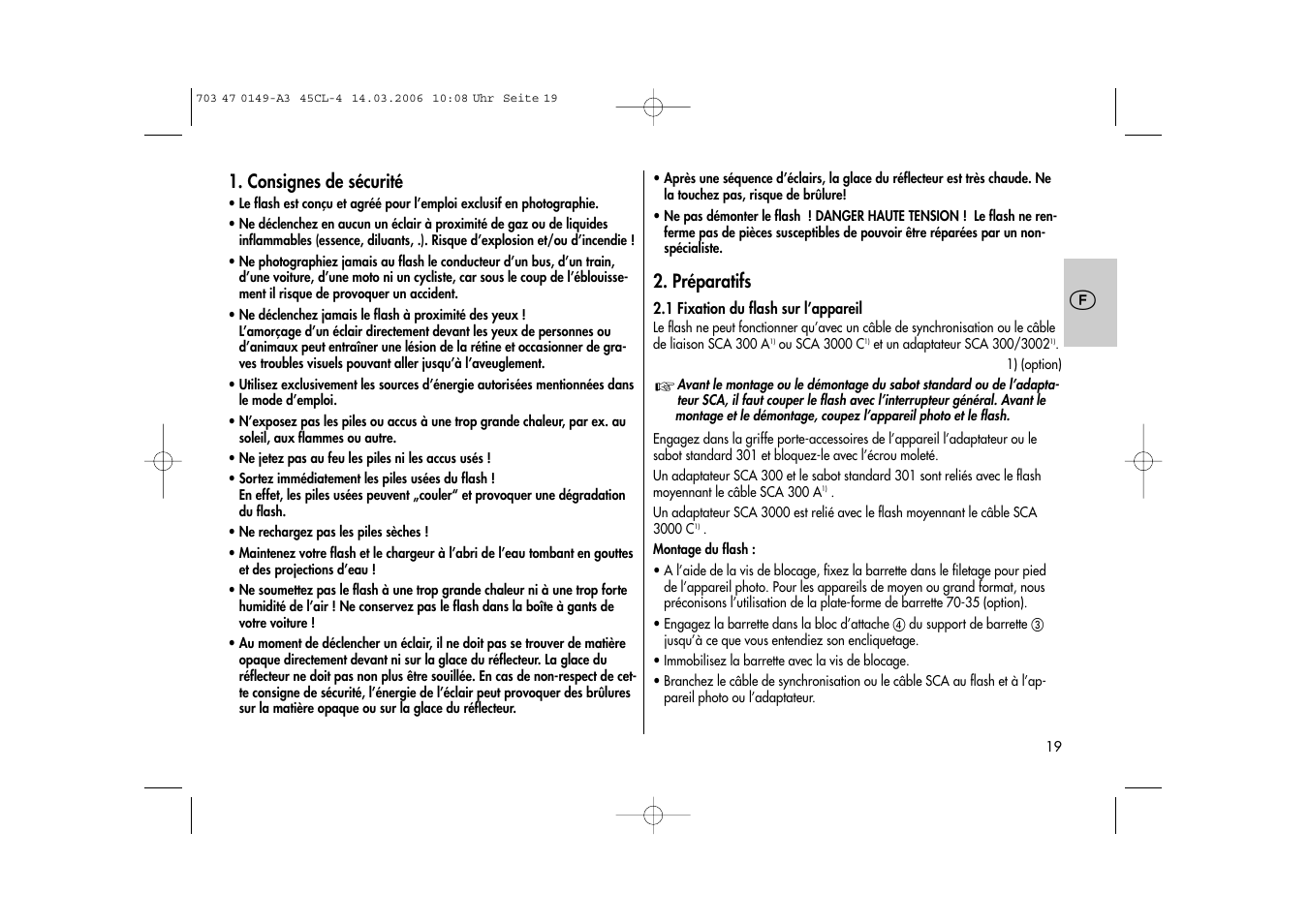 Metz Mecablitz 45 CL-4 User Manual | Page 19 / 84
