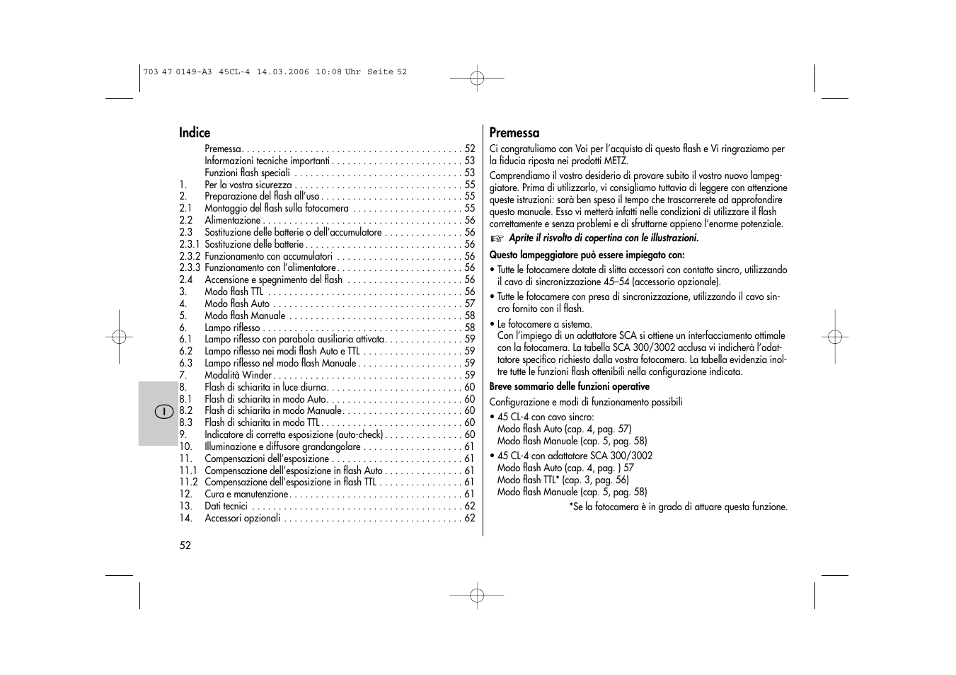 Metz Mecablitz 45 CL-4 User Manual | Page 52 / 84