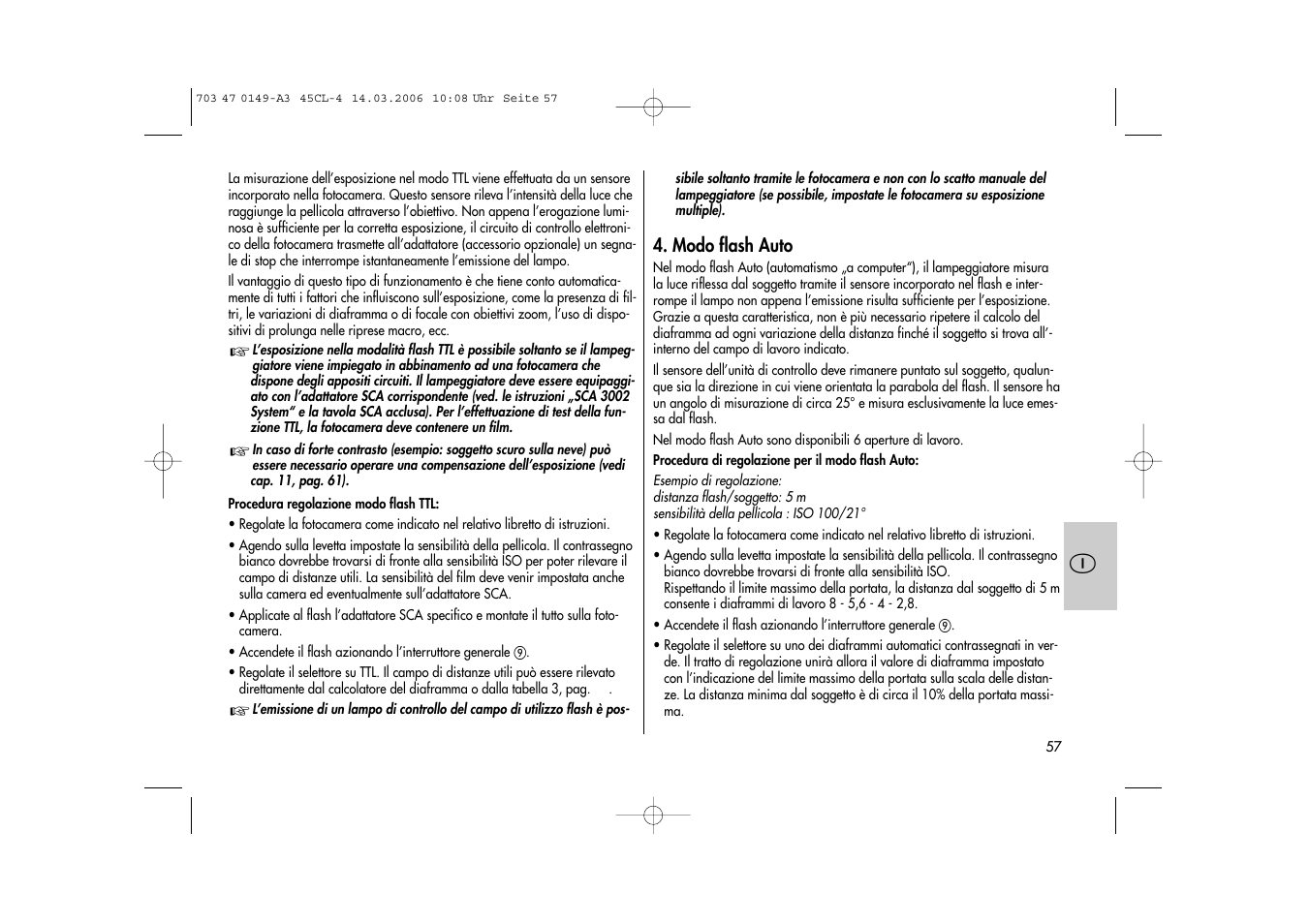 Metz Mecablitz 45 CL-4 User Manual | Page 57 / 84