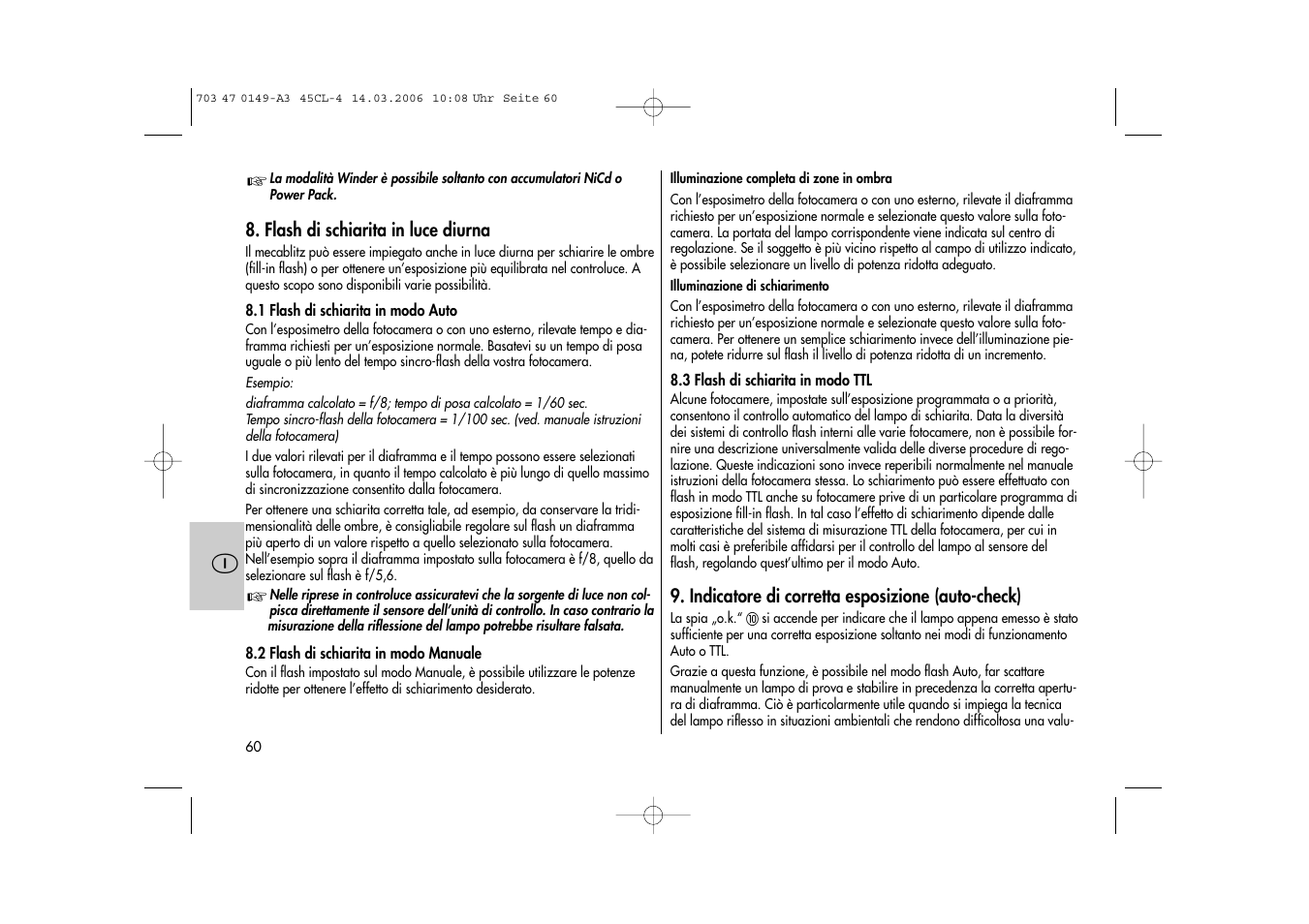 Metz Mecablitz 45 CL-4 User Manual | Page 60 / 84