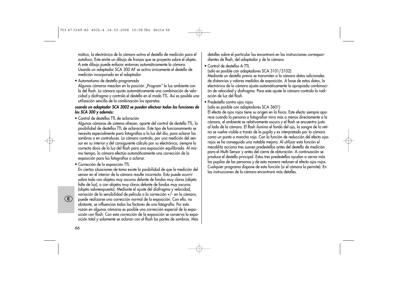 Metz Mecablitz 45 CL-4 User Manual | Page 66 / 84