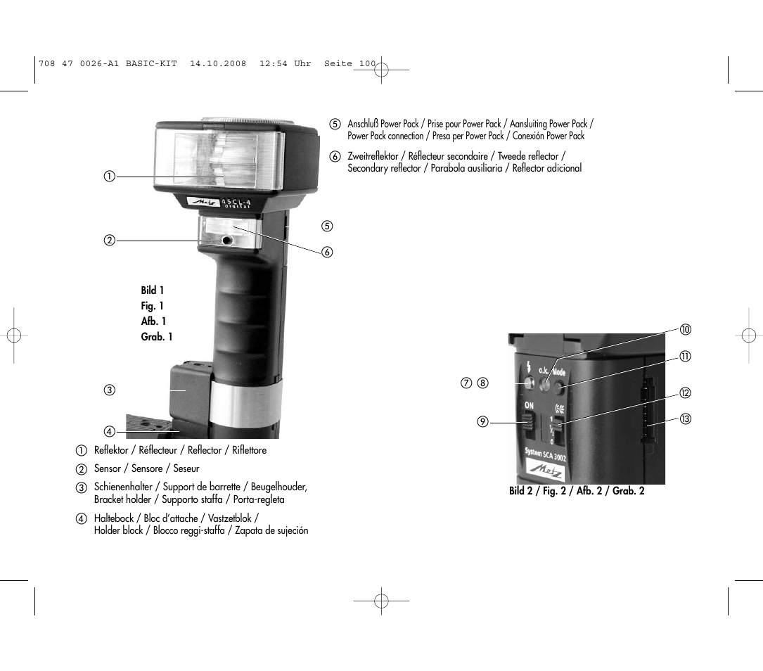 Metz MECABLITZ 45 CL-4 digital BASIC_KIT User Manual | Page 100 / 104