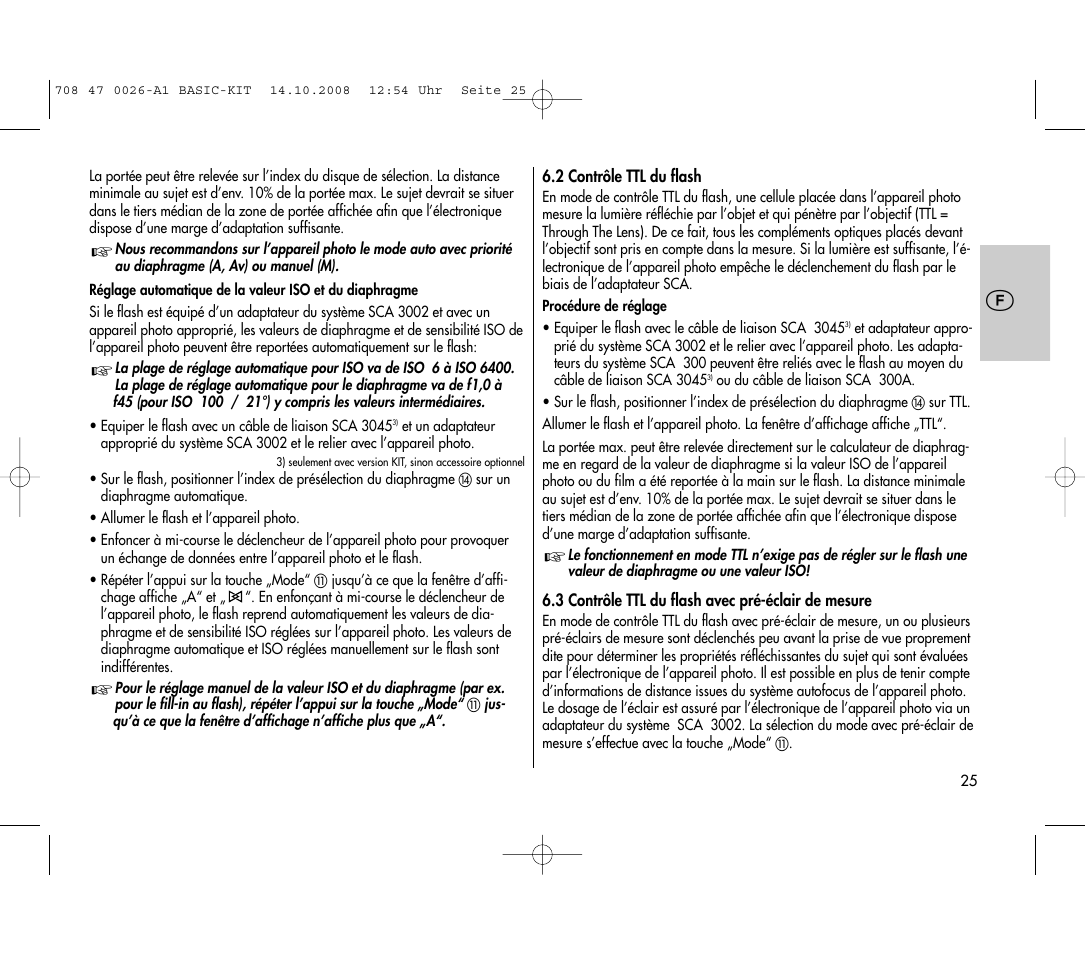 Metz MECABLITZ 45 CL-4 digital BASIC_KIT User Manual | Page 25 / 104