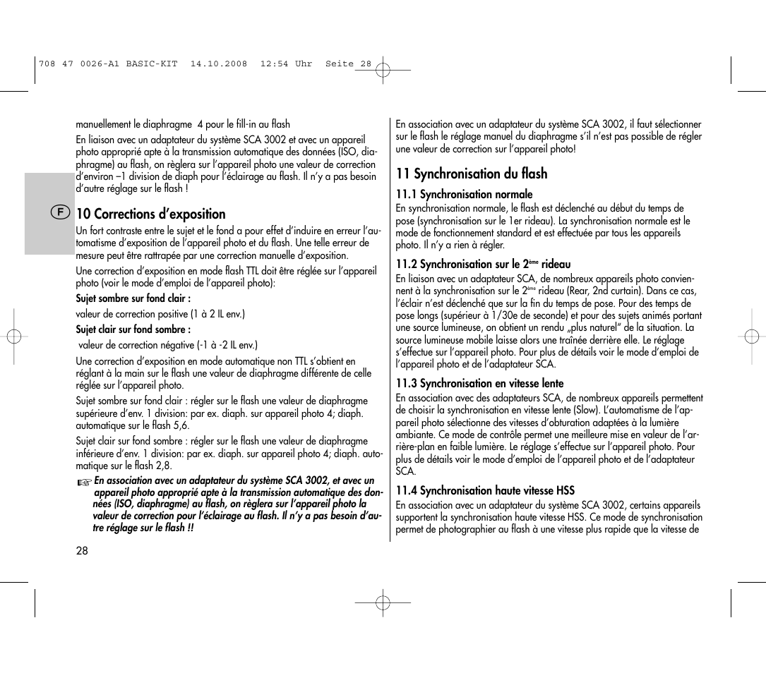 Metz MECABLITZ 45 CL-4 digital BASIC_KIT User Manual | Page 28 / 104