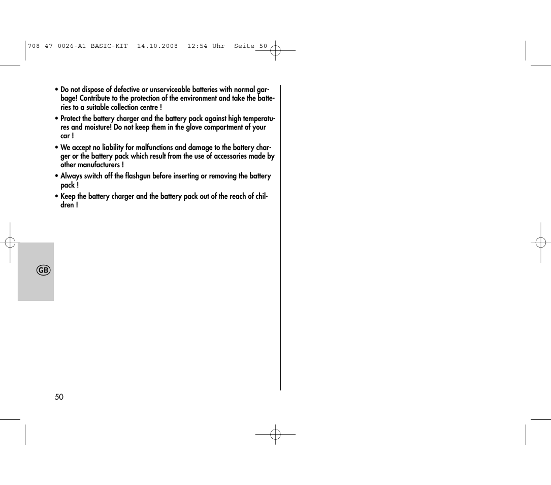 Metz MECABLITZ 45 CL-4 digital BASIC_KIT User Manual | Page 50 / 104