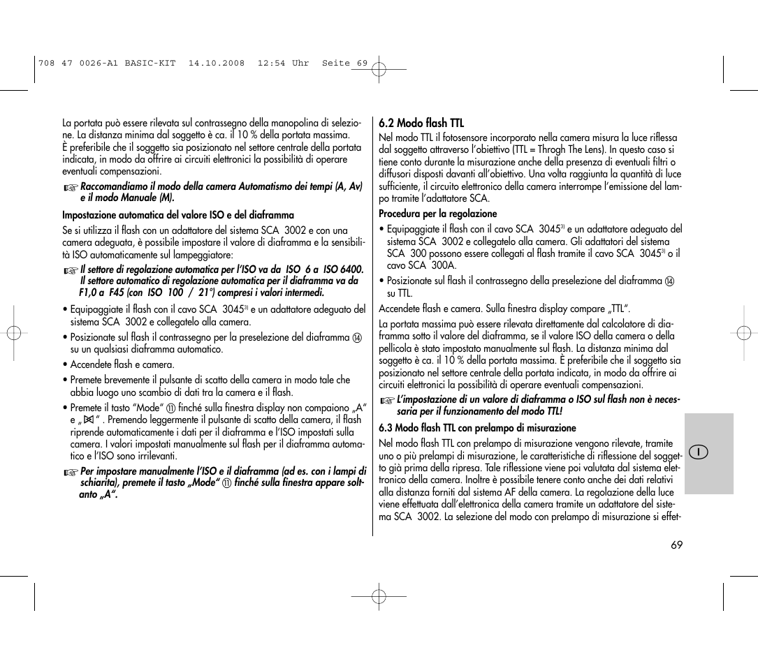 Metz MECABLITZ 45 CL-4 digital BASIC_KIT User Manual | Page 69 / 104