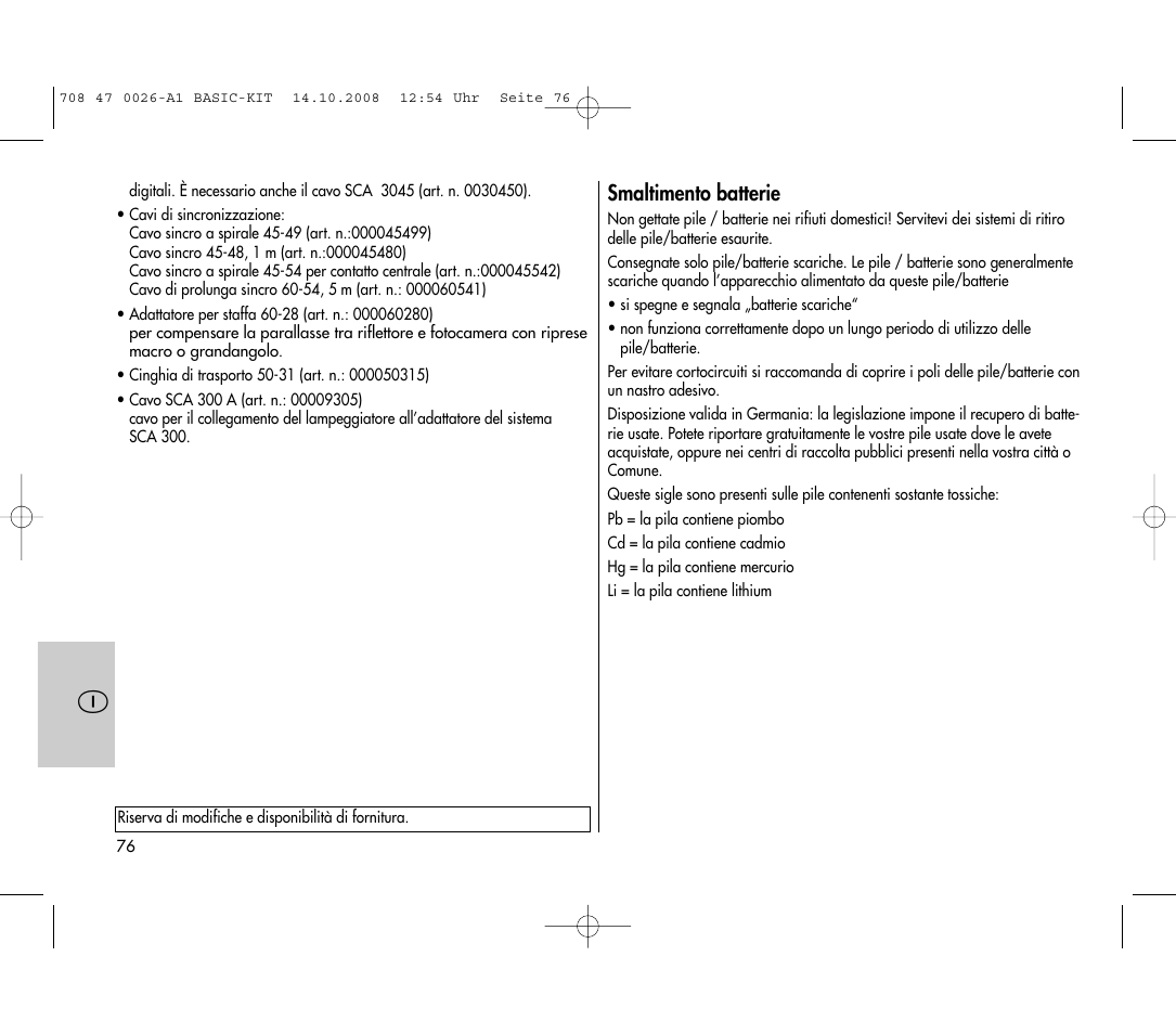 Metz MECABLITZ 45 CL-4 digital BASIC_KIT User Manual | Page 76 / 104