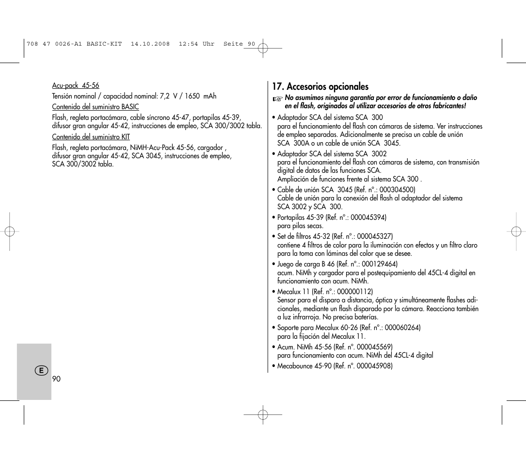Metz MECABLITZ 45 CL-4 digital BASIC_KIT User Manual | Page 90 / 104