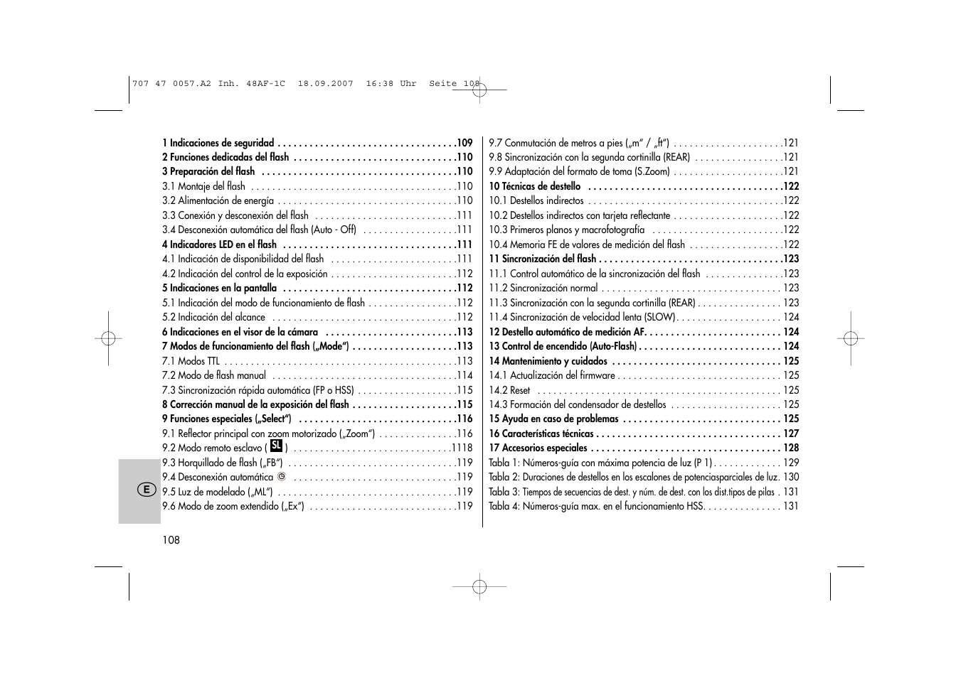 Metz MECABLITZ 48 AF-1 digital Canon User Manual | Page 108 / 136